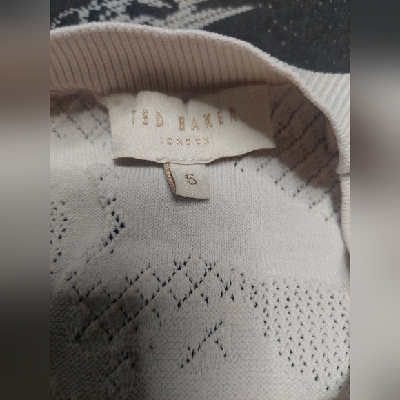 Ted Baker Aziylea Magnolia Jacquard Sweater - Picture 5 of 5